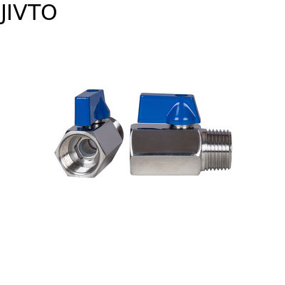 Stainless steel mini ball valve NPT or BSP ,male to female,shut off valve
